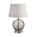 Gallery Of Light Gallery of Light 10018358 Cracked Glass Table Lamp - Grey 10018358